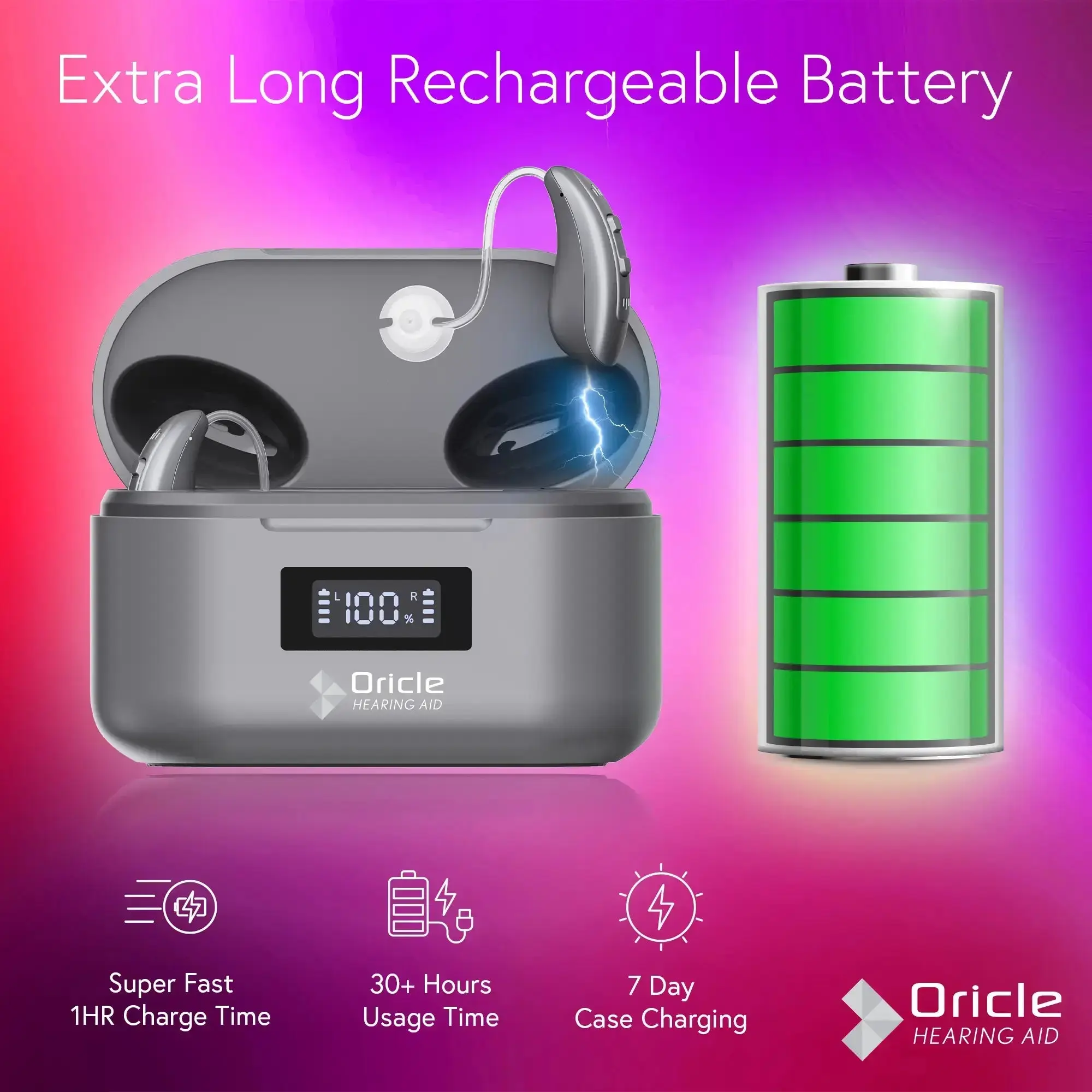 Oricle TrueFit | Behind The Ear Hearing Aid - Image 5